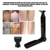 Electric Back Hair Shaver Trimmer USB Folding DoubleSided Body Hair