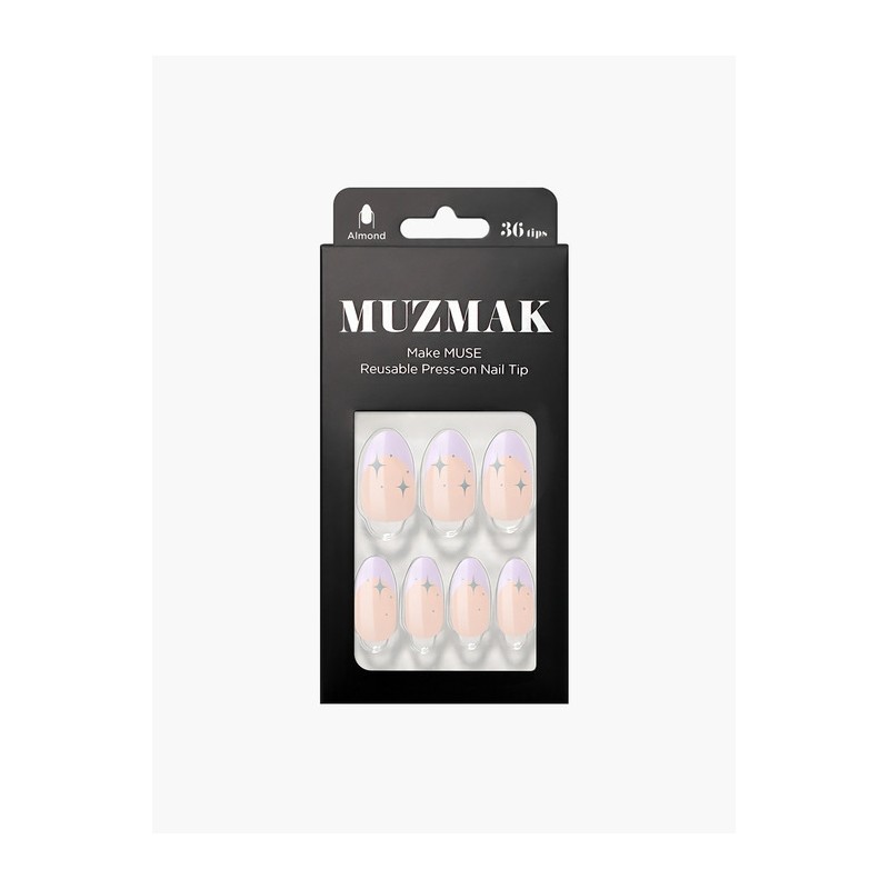 Reusable Nail Tips Pansy (Almond) / 리유저블 네일팁 팬지(아몬드)