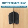 6 Pack 3 Inch x 3 Inch Door Hinges, 5/8"