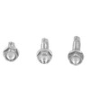 150PCS 304 Stainless Steel Self Tapping Screws Wafer Head Hex