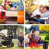 LALOCAPEYO Car Trash Can, Portable Garbage Bin, Collapsible Pop-up Water