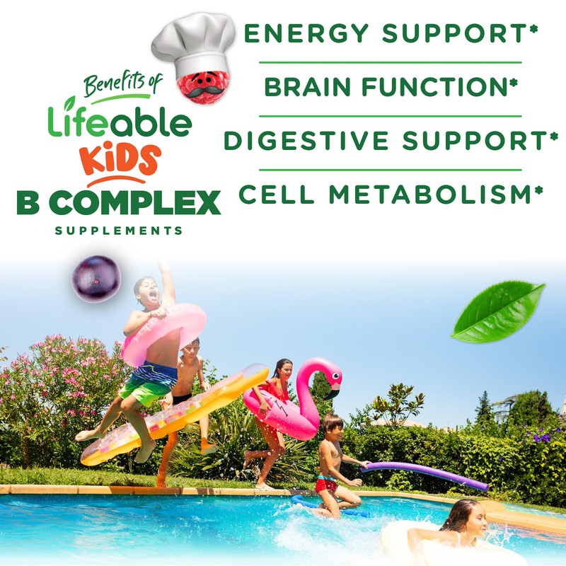 Lifeable Vitamin B Complex for Kids | with VIT C