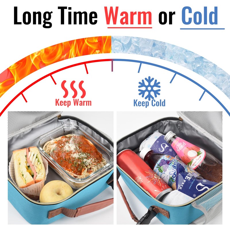 Genteen Lunch Box for Men Women Adults Kids - Insulated