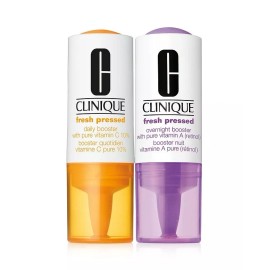 Clinique Fresh Pressed Clinical Daily + Overnight Boosters Pure Vitamin C +A NIB