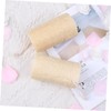 Healvian 2pcs Natural Loofah Bath Scrubber Exfoliating Gourd Towel for
