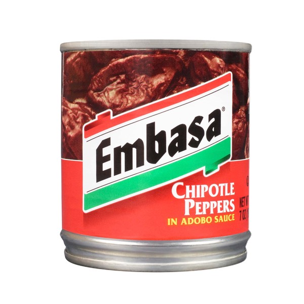 EMBASA Chipotle Peppers in Adobo Sauce, 7 Oz Can (12-pack)