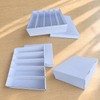 Trading Card Storage Box for Bulk Card Organizer,5 Rows With