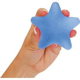 NOVA Hand Exerciser Star, Hand Grip Squeeze Star for Strength, Stress and Recovery, Comes in 3 Resistance Levels - Pink Soft, Orange Medium and Blue Firm