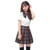 PROCOS US Size Schoolgirl Costume Women Japanese Uniform Outfit with