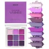 9 Colours Eyeshadow Palette - Purple Eyeshadow Theme, Matte &