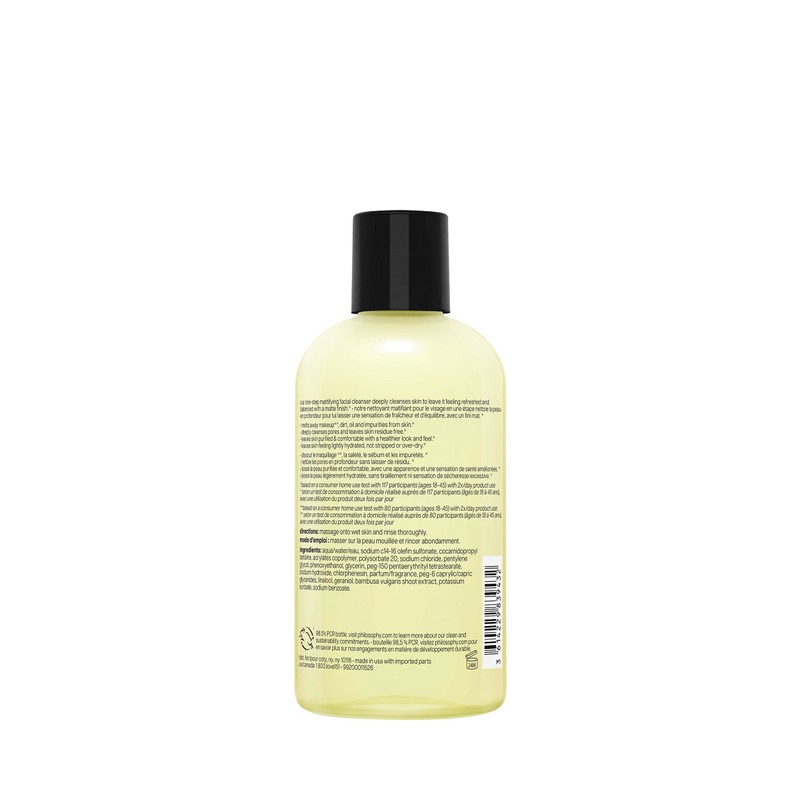 Philosophy Purity One-Step Mattifying Cleanser 240ml