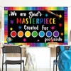 SmoothNovelty Classroom Welcome Bulletin Board Decoration We are God's Masterpiece