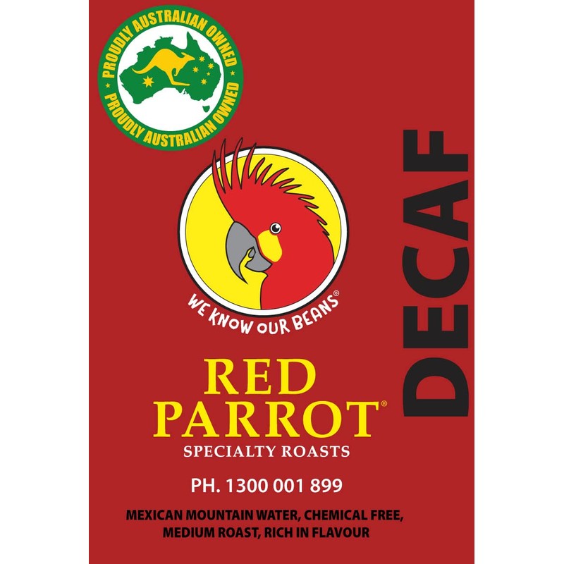 RED PARROT DECAF - MEDIUM ROAST - 500G