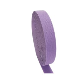 Lavender Knit Elastic Band 1 inch 10 Yards Double-Side Twill Woven Elastic Heavy Stretch Straps Elastic Spool for Sewing Clothing Pants Waistband, Wigs, Skirts, Craft DIY Projects