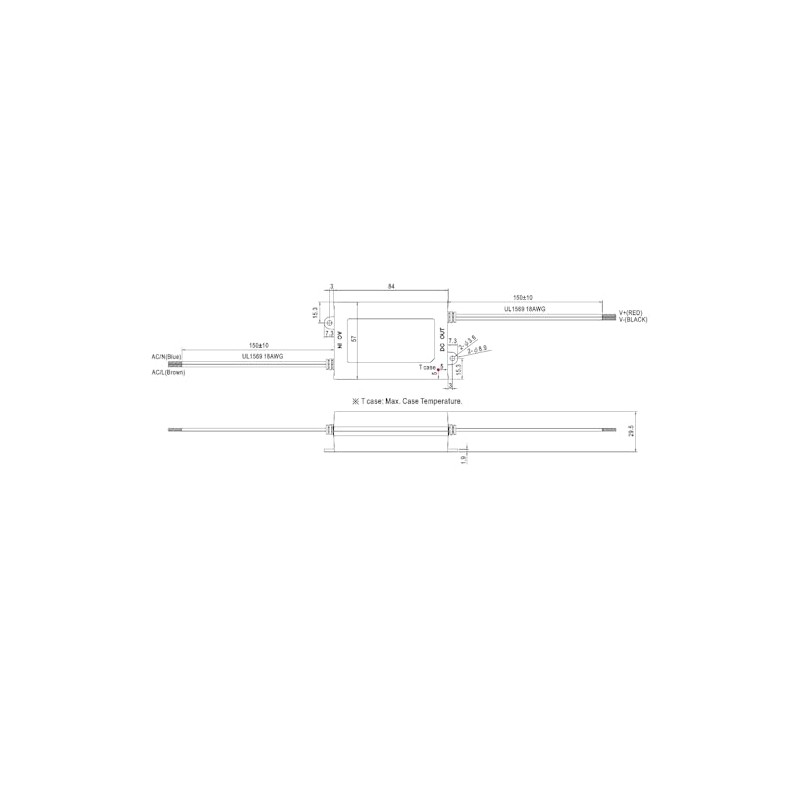 WITTKOWARE APV-35-5 IP42 Constant Voltage LED Driver (DC Power Supply),