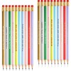 20 Pcs Inspirational Pencils Compliment Pencils with Motivational Sayings #2 Pencils Back to School Pencils Cute Fun Pencils for Kids Girls Student Teacher (Bright Color,Compliment Style)