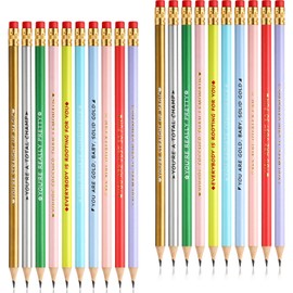 20 Pcs Inspirational Pencils Compliment Pencils with Motivational Sayings #2 Pencils Back to School Pencils Cute Fun Pencils for Kids Girls Student Teacher (Bright Color,Compliment Style)