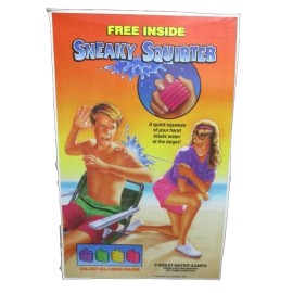 Kellogg's 1991 Sneaky Squirters Water Toys - Neon Colors Set of 3