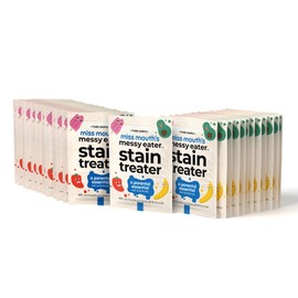 Miss Mouth's Messy Eater Stain Treater Wipes - 25 Pack Stain Remover - Newborn & Baby Essentials - No Dry Cleaning Food, Grease, Coffee Off Laundry, Underwear, Fabric