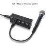 HiCHN 3Pin XLR 1 Male to 4 Female Splitter Converter,
