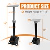 House Floor Jacks for Leveling, Adjustable Jack Post with 11"-16"