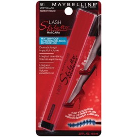 Maybelline New York Lash Stiletto Voluptuous Waterproof Mascara, Very Black 981, 0.22 Fluid Ounce