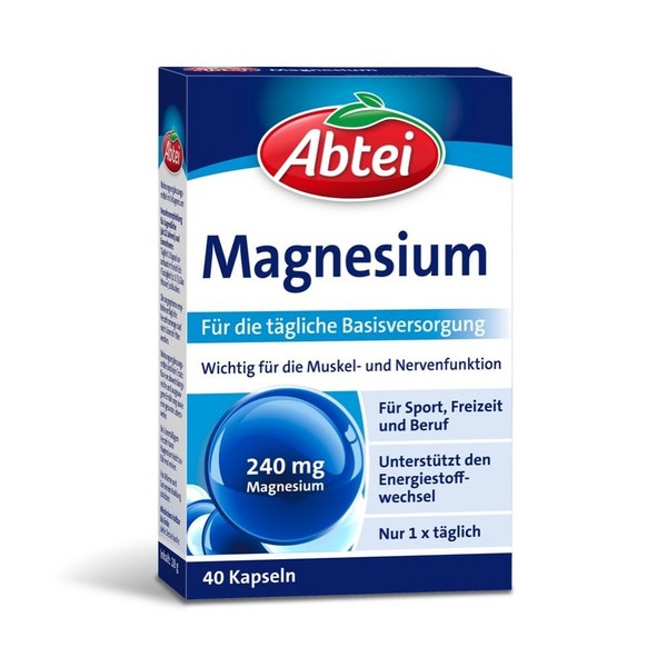 Abtei Magnesium Capsules 40 cap