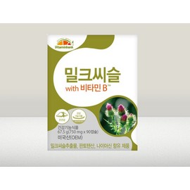 [Vitamin Bank] Milk Thistle Vitamin B 90 Capsules / [비타민뱅크] 밀크씨슬 비타민B 90 캡슐