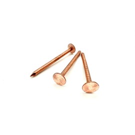 20 PCS Copper Clout Nails Roofing Slate Felt Nail, Tree Stump Killers, 30mm, 38mm, 50mm… (50mm x 3.35mm)