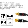 Audio Fan RCA Cable, 0.1 ft (0.4 m), RCA-RCA Cable