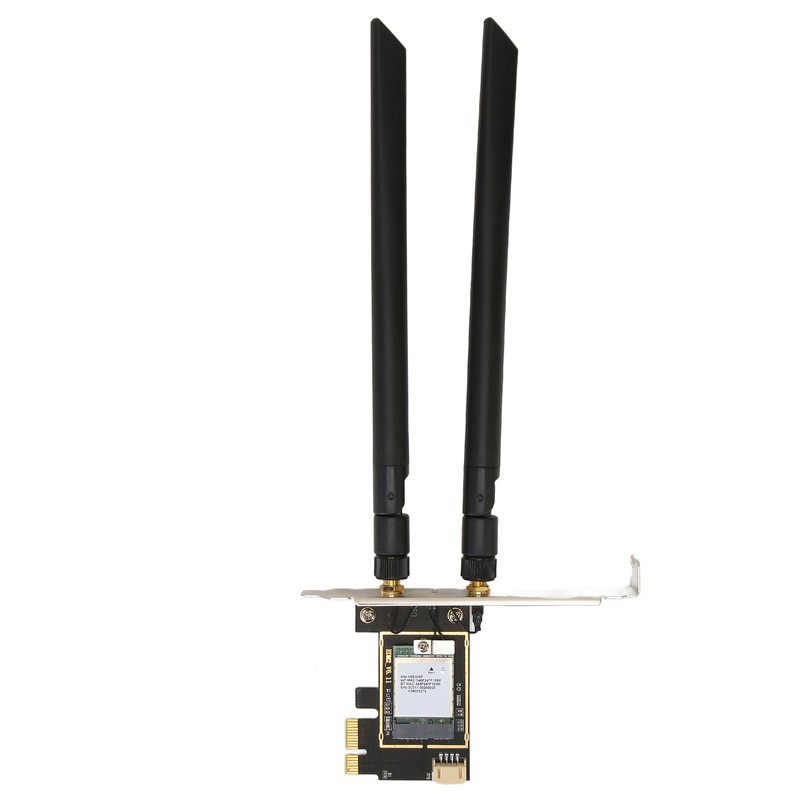 PCIe WiFi 6E Card 2.4G/5G/6Ghz Up to 2400Mbps Dual Antenna