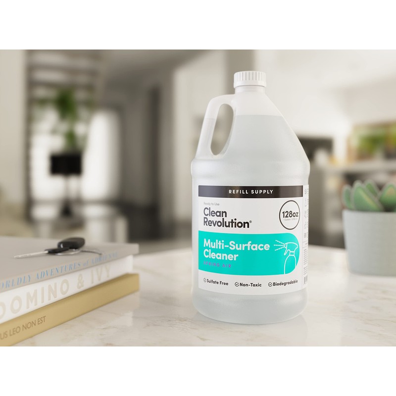 Clean Revolution Multi Surface Cleaner Refill Supply, Non-Toxic, Eco-Friendly &