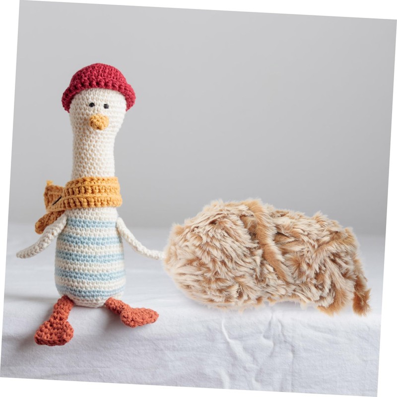 OHPHCALL 1 Roll Replaceable Polyester Crochet Yarn Comfortable and Supple
