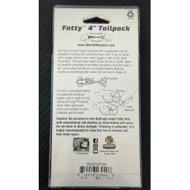 Spooltek 3-Pack Spooltek FATTY 4" Tailpack Lure Replacement Tails, Greenback Pearl