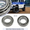 GOLKNHA Axle Bearing and Seal Kit W/Drum Brake for Jeep
