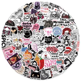 100PCS Dark Romance Book Stickers for Kindle Accessories | Waterproof Smutty Reader Gift | Reusable Aesthetic Vinyl Decals for Laptop, Phone, Water Bottle (No Explicit Content)