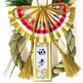 Hideshime KJ-07 New Year Ornament, Shimenawa Rope, Entrance Wreath, Sachi Kanju