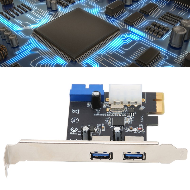 PCIE to USB3.0 Expansion Card 2 Ports High Speed Stable