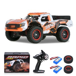 GoolRC 1:14 Brushless RC Trucks, 70 KMH High Speed 4WD RTR Fast RC Cars All Terrain, 2024 New Upgrade Electric Off-Road Remote Control Truck with 2 Batteries, Vehicle Car Toys Gifts