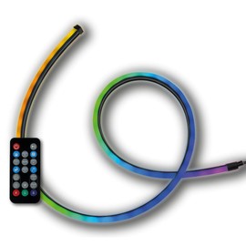 Konix Gaming LED Light Strip Smart Monitor Backlight for 24 to 32 Inch PC Screen - Adjustable RGB Lighting - Audio Synchronisation