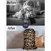 Swono Laundry Bag Drawstring Closure Classic Leopard Print Exotic Safari