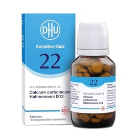 DHU Schüßler Salt No. 22 Calcium Carbonicum Hahnemanni D12 Tablets, Pack of 200 Tablets