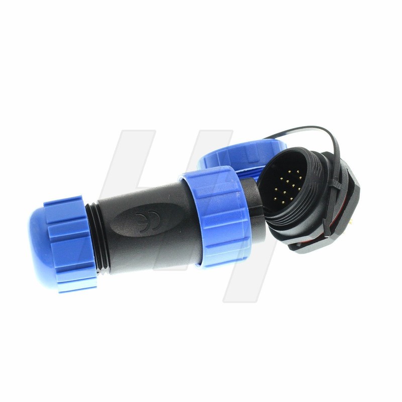 HangTon HE21 12 Pin 5A Power Waterproof IP68 Circular Connector