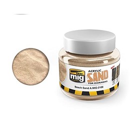 Getue Ammo- Textures acryliques de Sable munitions (250 ML). Bocaux A.MIG-2106 Multicolore