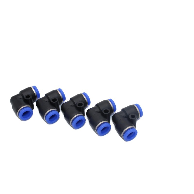 8 mm IQS Pneumatic Angle Connector 90° Pack of 5