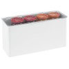 mDesign BPA Free Plastic Storage Box - Stackable Plastic Box