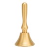 Hand Call Bell Easy Cleaning Portable Brass Material 13x6.5cm Decorative