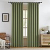 KangBang Green Pinch Pleated Curtains 84 Inches Long for Bedroom,