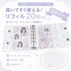 kesote シール帳 星柄 透明A7 【リフィル20枚付き】 バインダー 6穴 ホログラム コラージュ素材 収納