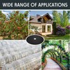 30 Pieces 20.5 Inch Weed Barrier Mats Non Woven Tree